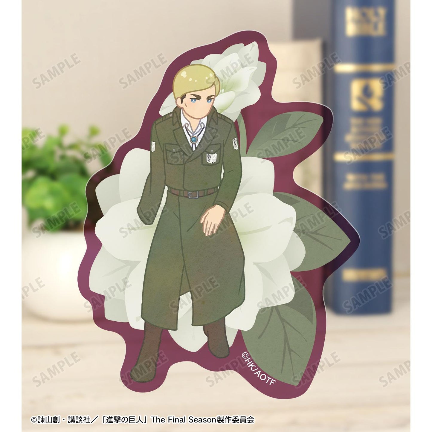 《進擊的巨人》 Botania系列 第4彈 エルヴィン 透明異形貼紙