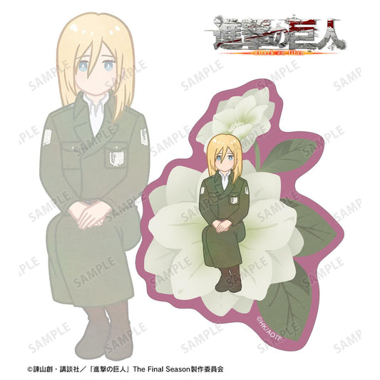 進撃の巨人（進擊的巨人） Botania系列 第4彈 ヒストリア 透明異形貼紙