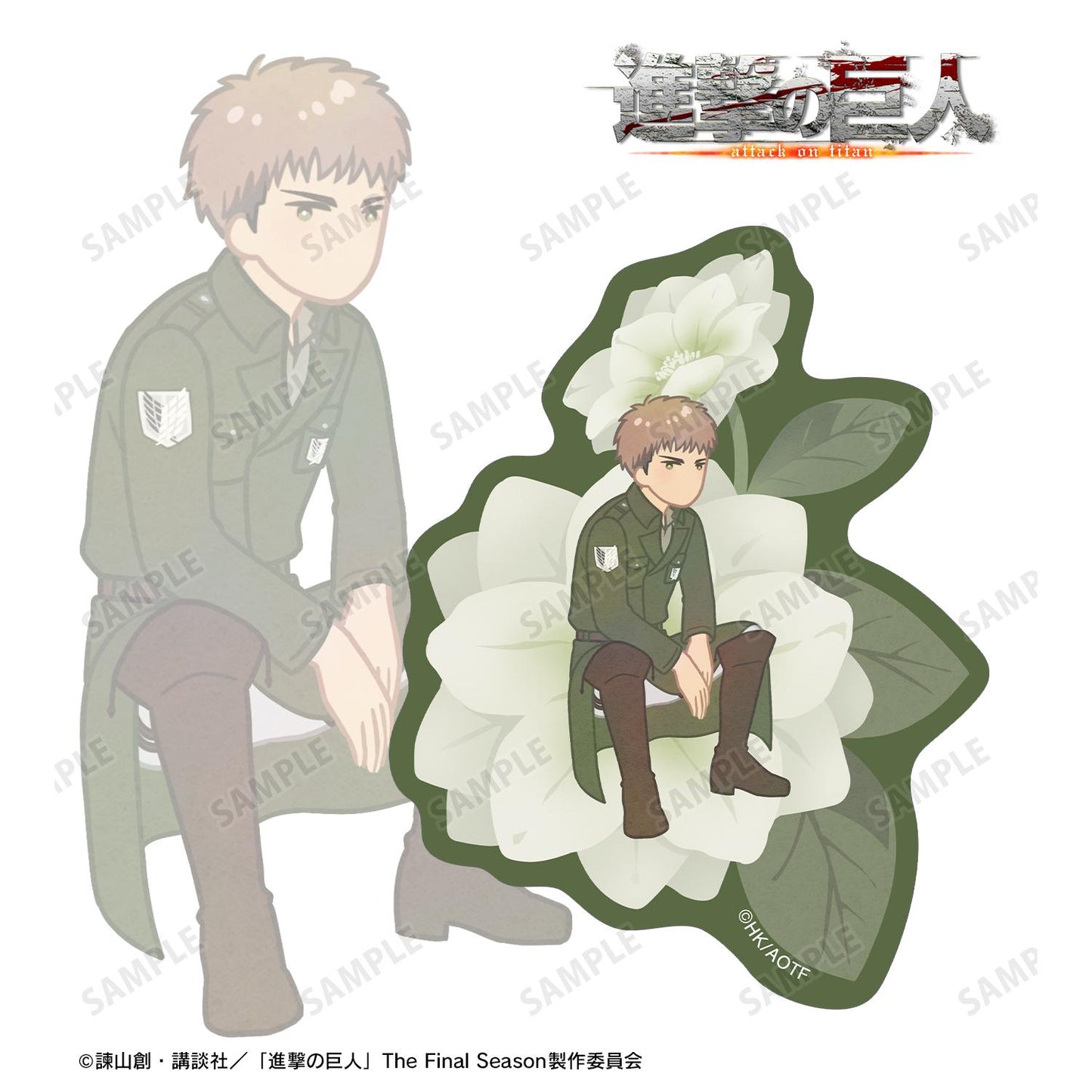 《進擊的巨人》 Botania系列 第四彈 透明異形貼紙