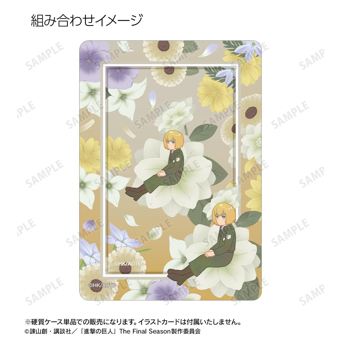 《進擊的巨人》（進擊的巨人） Botania系列 第4彈 アルミン B8硬質卡套