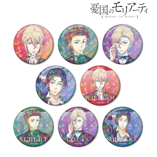 《憂國的莫里亞蒂》（憂國的莫里亞蒂） Ani-Art Clear Label系列 全套BOX 徽章盒 8個裝