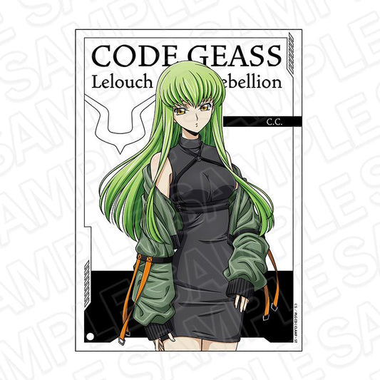 反叛的魯路修（反叛的魯路修） C.C. 迷你亞克力畫 Street ver.