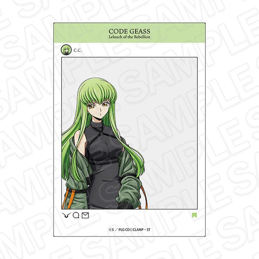 反叛的魯路修 SNS風 C.C. 亞克力相框 Street ver.