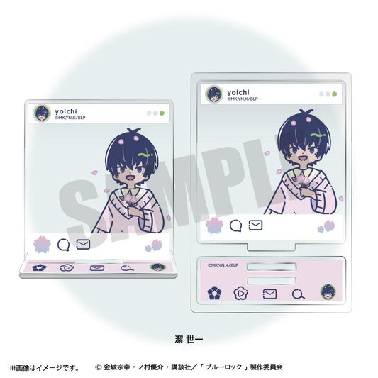 《藍色監獄》（藍色監獄） 復古流行系列 第7彈 潔世一 社交帖風亞克力立牌