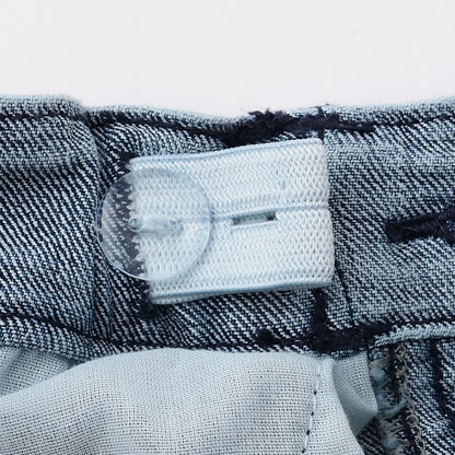 彈力牛仔喇叭褲