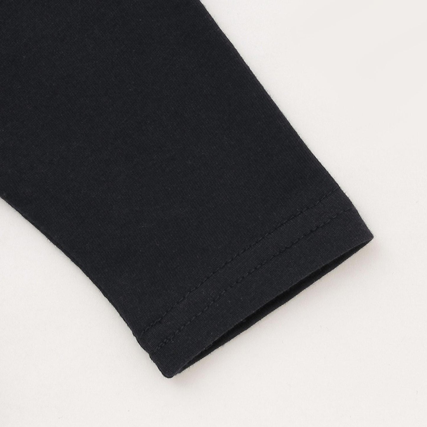 熊刺繡海軍風長袖T恤