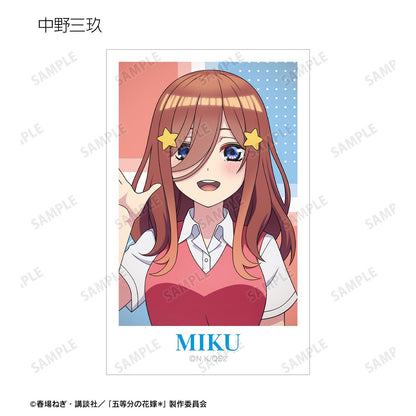 《五等分的新娘》 換裝繪製ver. 第二彈 拍立得風插畫卡5張套裝