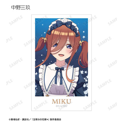 《五等分的新娘》 繪製系列 星空女僕ver. 拍立得風插畫卡 5張套裝