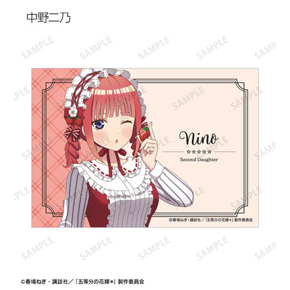 《五等分的新娘》 手繪短蛋糕形象搭配系列 5枚套裝 寫真卡套裝