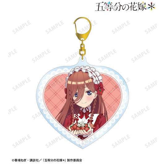 《五等分的新娘》 中野三玖 大號亞克力鑰匙扣 蛋糕形象款