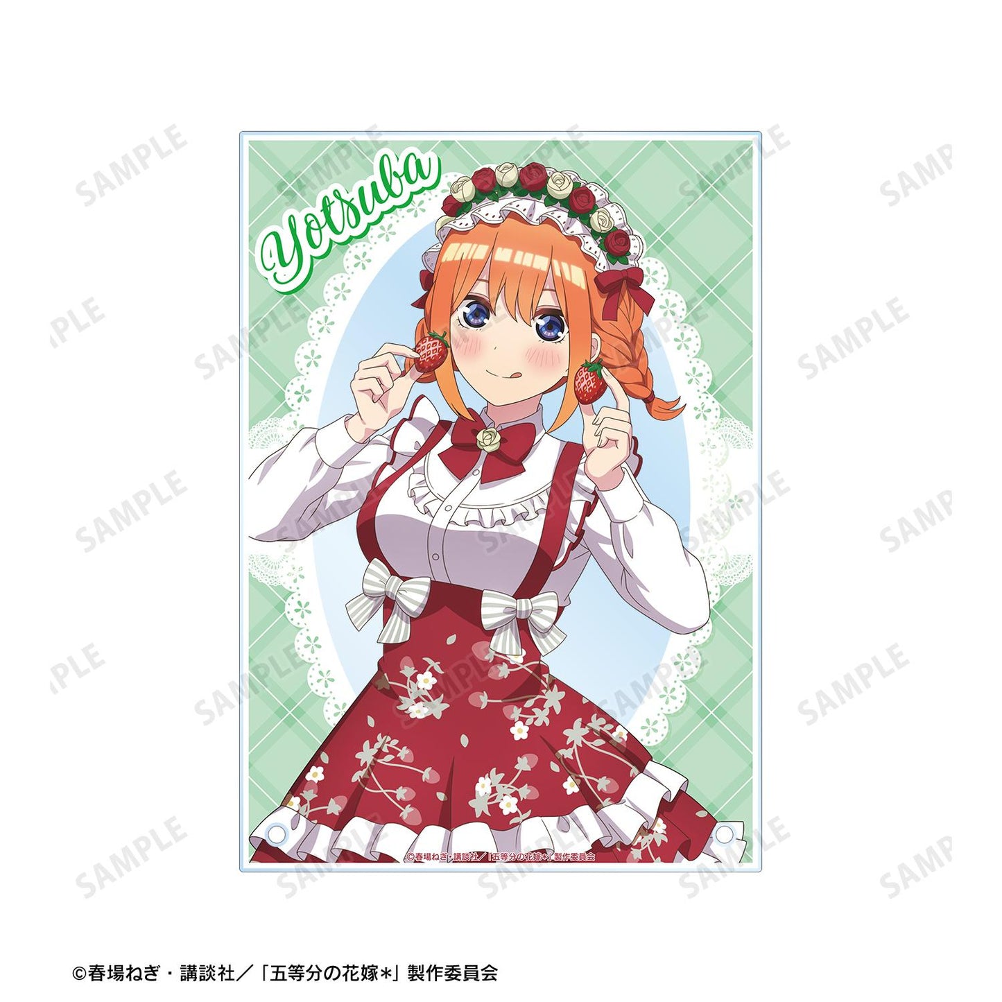 《五等分的新娘》 中野四葉 草莓蛋糕形象搭配ver. A5亞克力面板