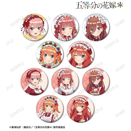 《五等分的新娘》 新繪製奶油蛋糕主題造型系列 隨機徽章 10包入BOX（整盒）