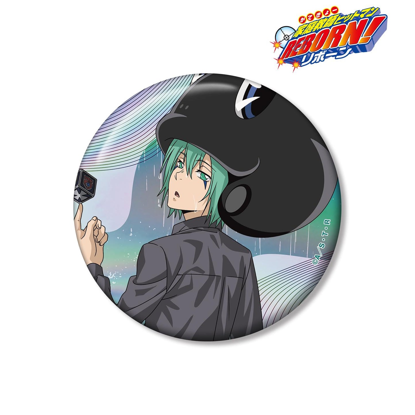 《家庭教師HITMAN REBORN!》（家庭教師HITMAN REBORN!） 系列 75mm フラン 戰う背中×雨ver. 奧羅拉徽章