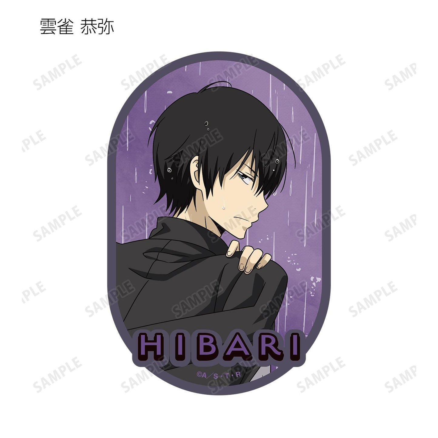 家庭教師HITMAN REBORN!（家庭教師REBORN） 新繪 戰鬥背影×雨ver. 異形貼紙 完整盒（10包入）