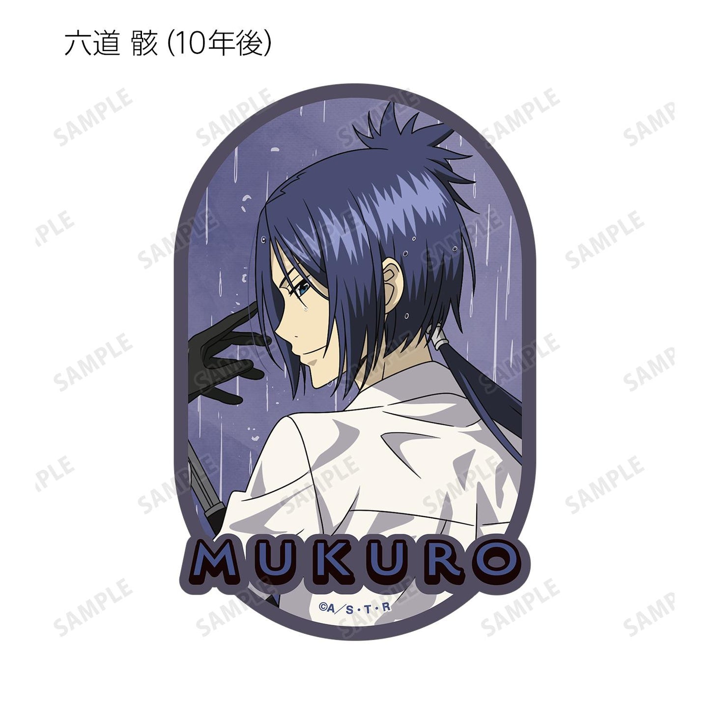 家庭教師HITMAN REBORN!（家庭教師REBORN） 新繪 戰鬥背影×雨ver. 異形貼紙 完整盒（10包入）