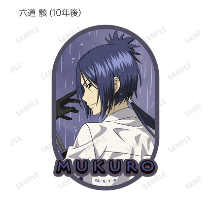 家庭教師HITMAN REBORN!（家庭教師REBORN） 新繪 戰鬥背影×雨ver. 異形貼紙 完整盒（10包入）