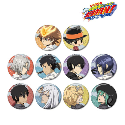 《家庭教師HITMAN REBORN!》（家庭教師HITMAN REBORN!） 戰鬥背影×雨ver. 集換亮片徽章 完整BOX（10包入）