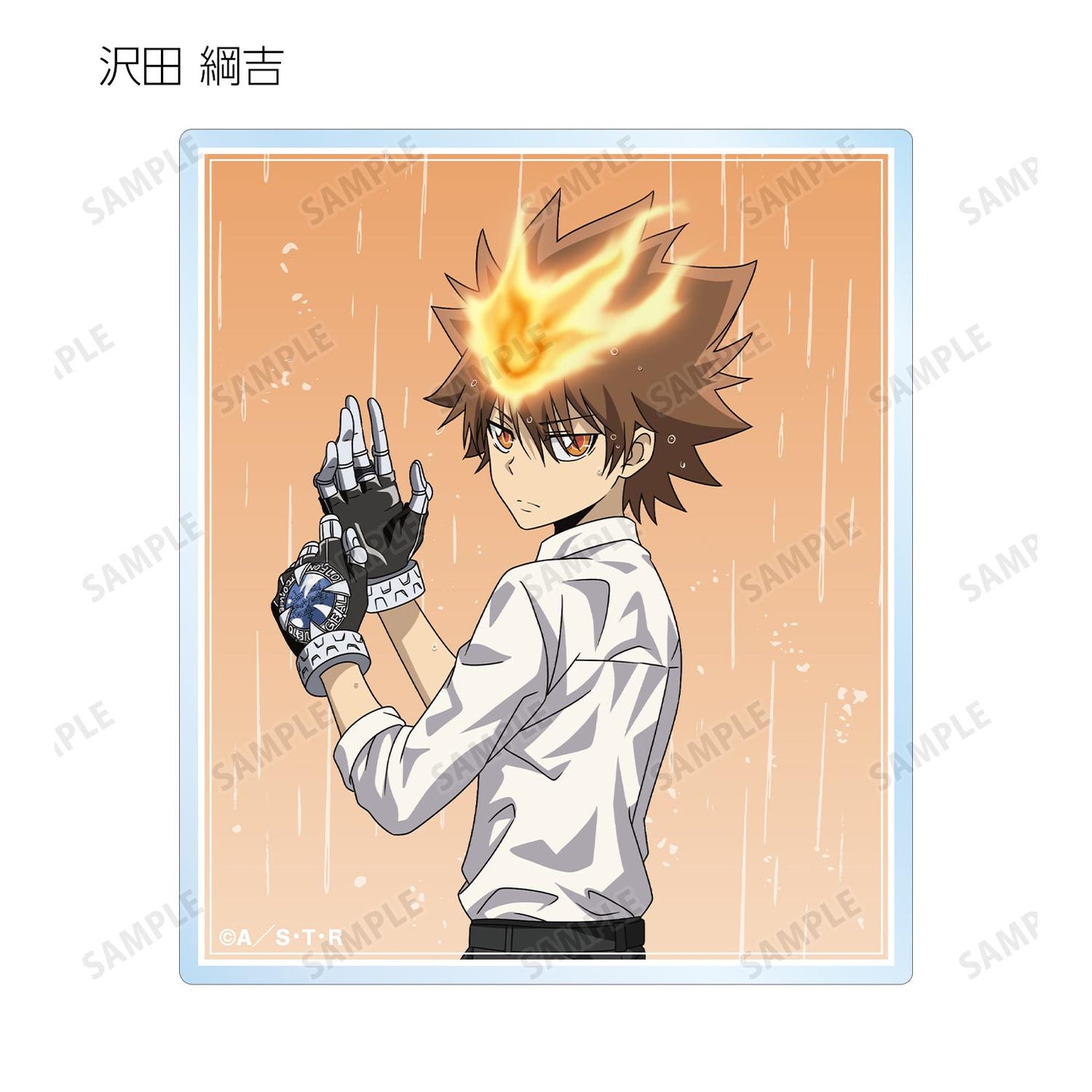 家庭教師HITMAN REBORN!（家庭教師REBORN） 描き下ろし戦う背中×雨ver. 盒裝亞克力卡 完整套裝（10包入）