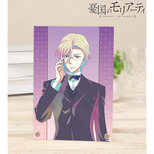 《憂國的莫里亞蒂》（憂國的莫里亞蒂） Ani-Art clear label 系列 ルイス・ジェームズ・モリアーティ A5亞克力面板
