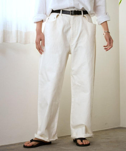 設計褶皺 Japan denim 寬鬆廓形 牛仔褲