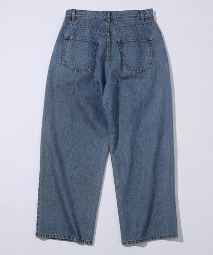 設計褶皺 Japan denim 寬鬆廓形 牛仔褲