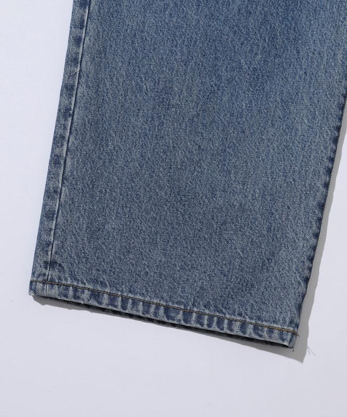 設計褶皺 Japan denim 寬鬆廓形 牛仔褲