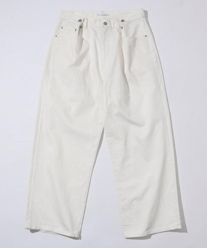 設計褶皺 Japan denim 寬鬆廓形 牛仔褲