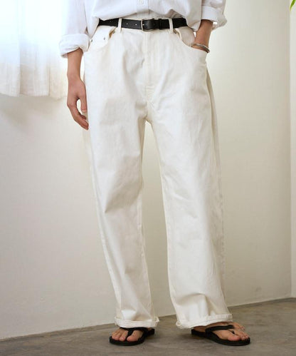 設計褶皺 Japan denim 寬鬆廓形 牛仔褲