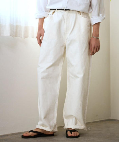 設計褶皺 Japan denim 寬鬆廓形 牛仔褲