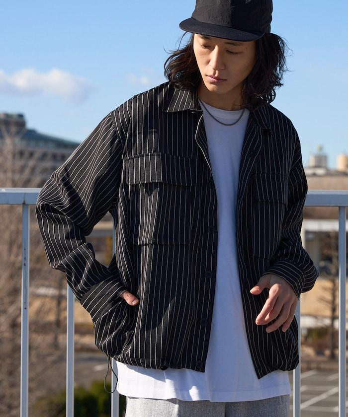 Spindle 條紋設計 襯衫外套 可成套