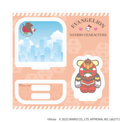 《新世紀福音戰士》 × 《三麗歐》 2號機 × 《布丁狗》 亞克力立牌 03款（聯名插畫）