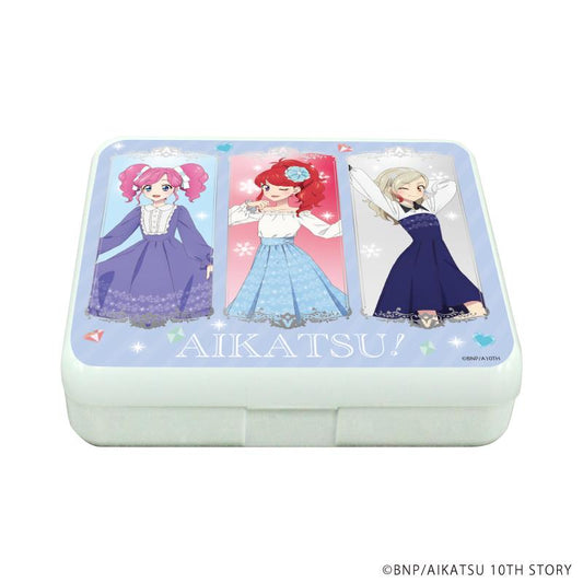 アイカツ！（偶像活動） 04 珠璃＆凜＆まどか 小物收納盒 雪柄搭配ver. 描き下ろし插畫款