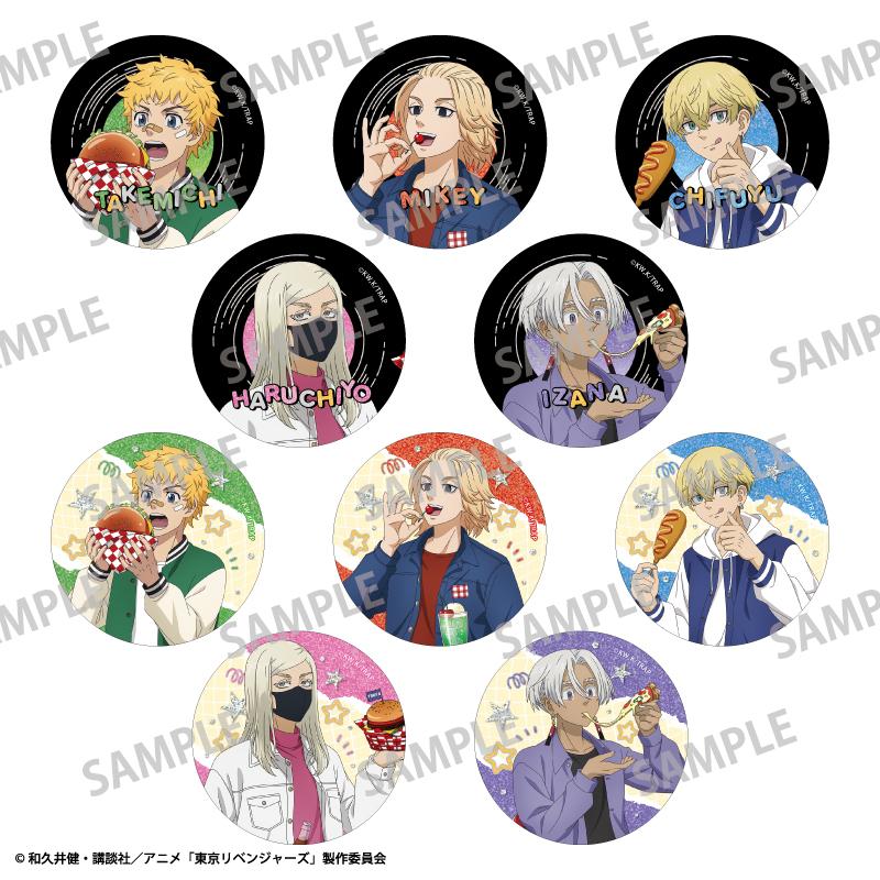 東京リベンジャーズ（東京復仇者） 閃粉徽章 Welcome diner系列 徽章 BOX（10個裝）