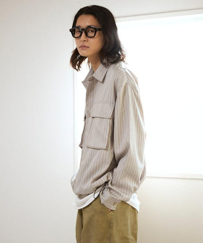 Spindle 條紋設計 襯衫外套 可成套