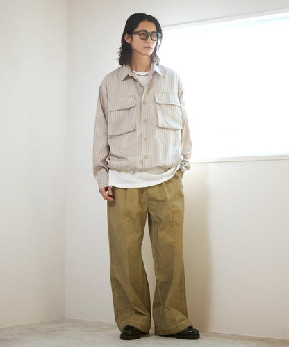 Spindle 條紋設計 襯衫外套 可成套