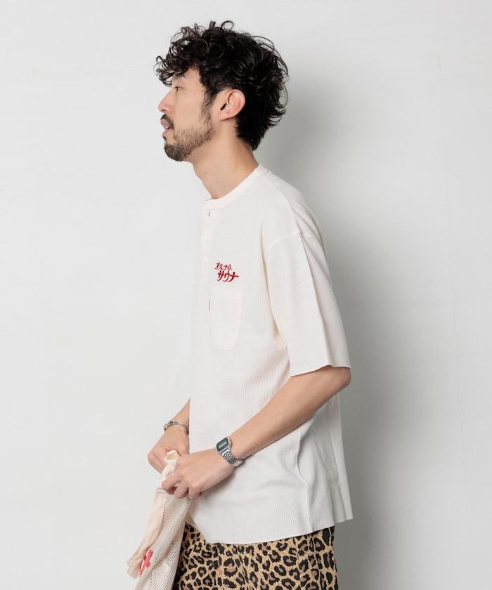 聯名款 KANNAIGI by Healthknit 華夫格 上衣（附網眼袋）