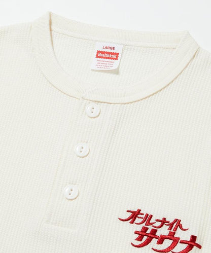 聯名款 KANNAIGI by Healthknit 華夫格 上衣（附網眼袋）