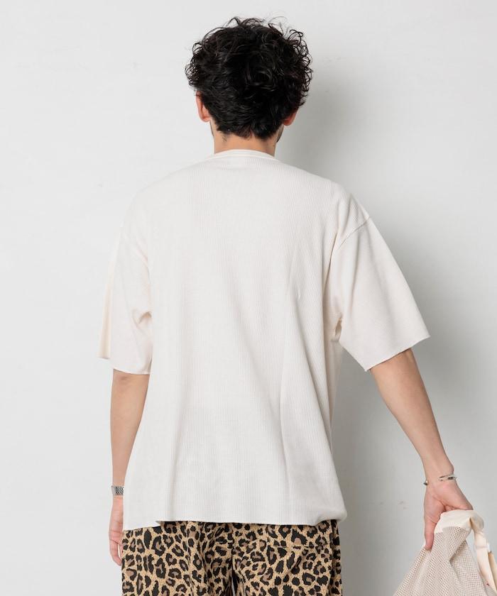 聯名款 KANNAIGI by Healthknit 華夫格 上衣（附網眼袋）