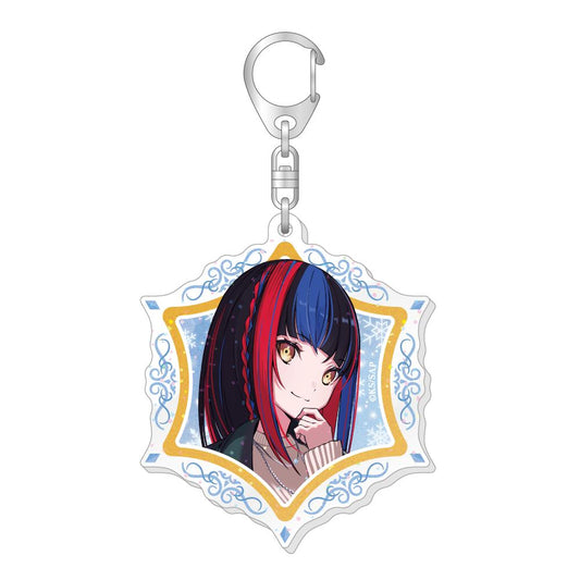 神椿市建設中。 朝主派流 拉鍊亮片亞克力鑰匙扣