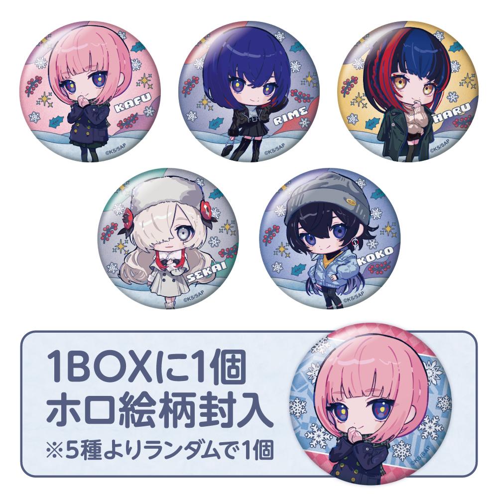 神椿市建設中。（神椿市建設中。） Q版角色徽章 BOX 6入套裝