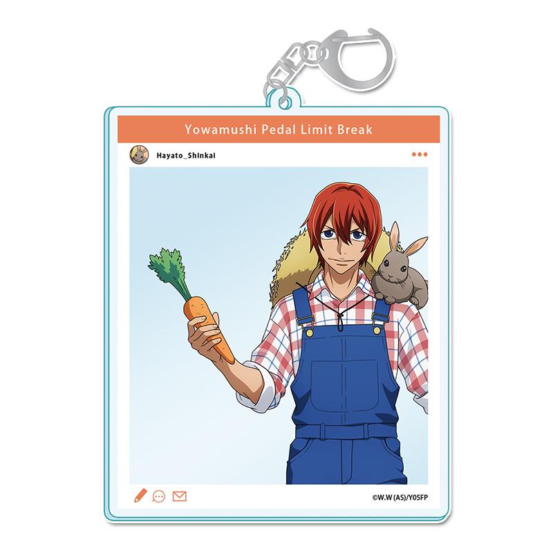 《飆速宅男》 LIMIT BREAK（《飆速宅男》 LIMIT BREAK） 新繪SNS風系列 新開隼人 亞克力鑰匙扣 お仕事チャレンジ！ver.