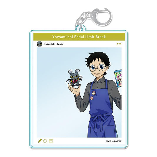 《飆速宅男》 LIMIT BREAK（飆速宅男 LIMIT BREAK） 原創繪製系列 SNS風 小野田坂道 亞克力鑰匙扣 工作挑戰ver.