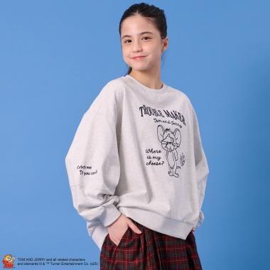 TOM AND JERRY（貓和老鼠） 變形套頭上衣