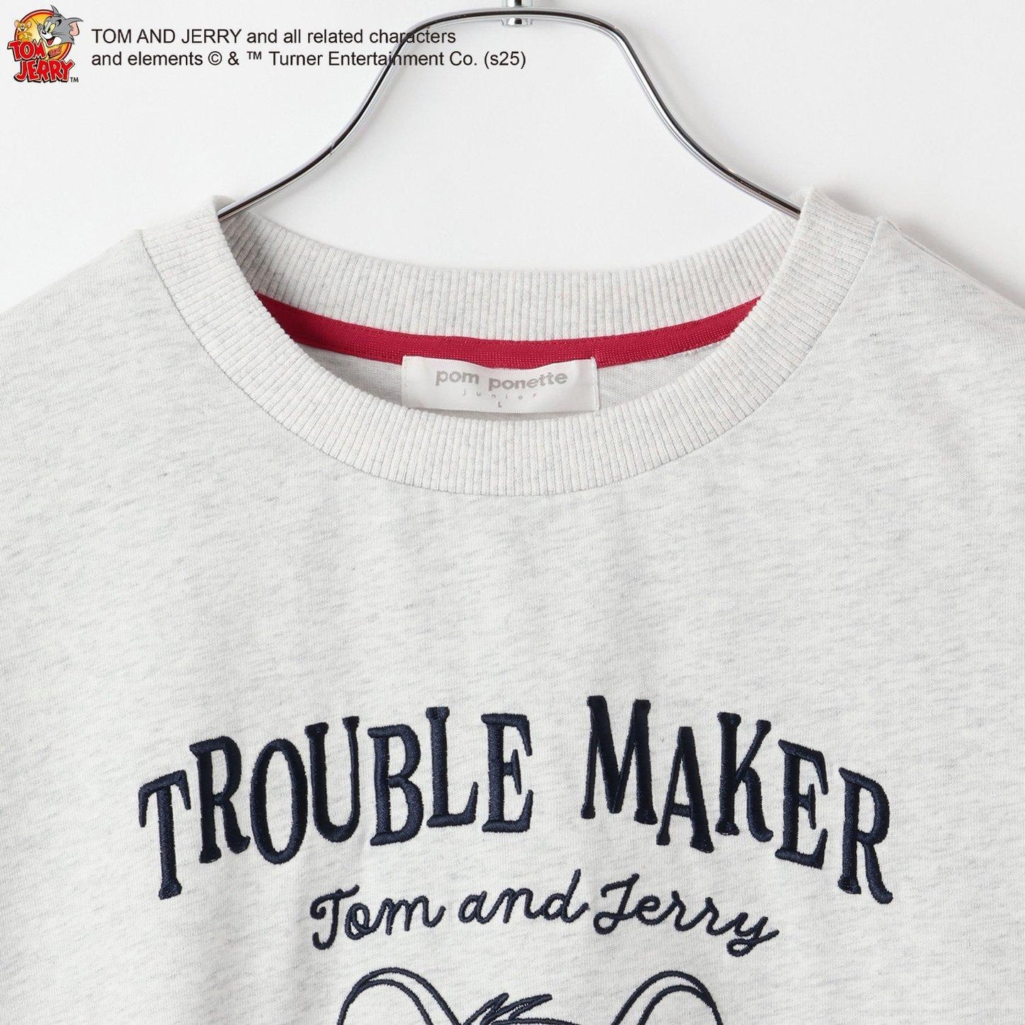 TOM AND JERRY（貓和老鼠） 變形套頭上衣