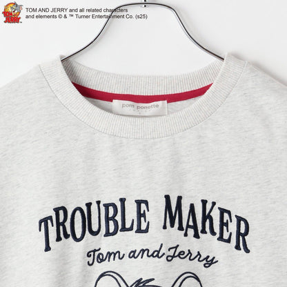 TOM AND JERRY（貓和老鼠） 變形套頭上衣