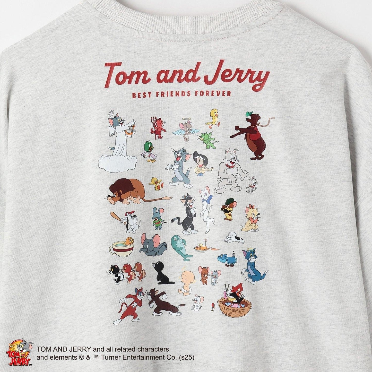 TOM AND JERRY（貓和老鼠） 變形套頭上衣
