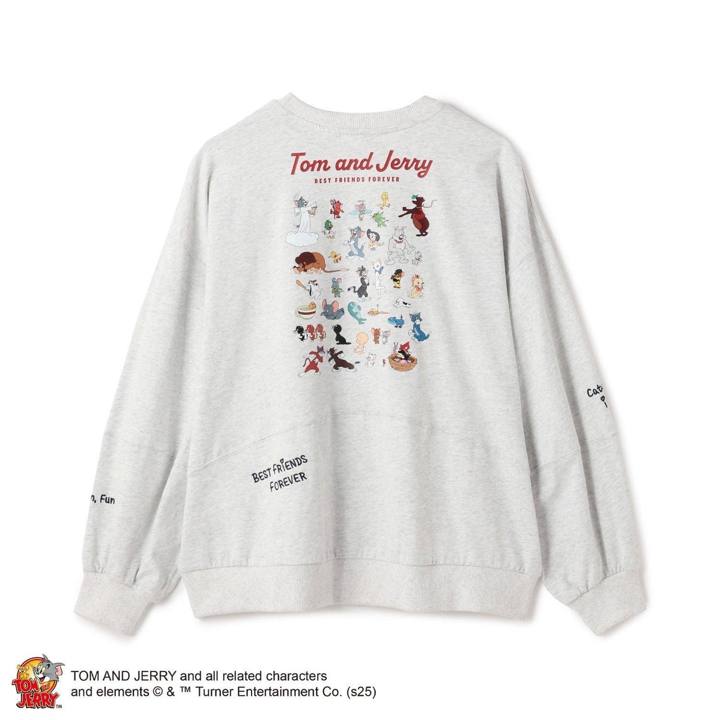 TOM AND JERRY（貓和老鼠） 變形套頭上衣