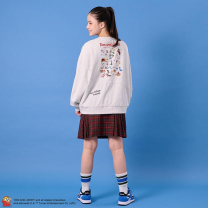 TOM AND JERRY（貓和老鼠） 變形套頭上衣