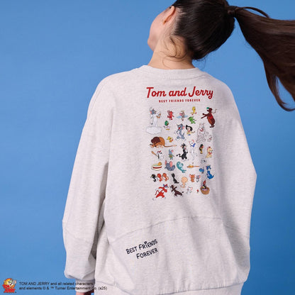 TOM AND JERRY（貓和老鼠） 變形套頭上衣