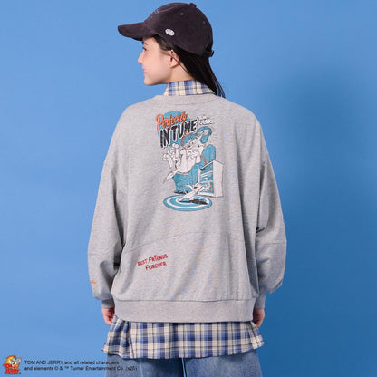 TOM AND JERRY（貓和老鼠） 變形套頭上衣
